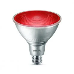 90-Watt Equivalent PAR 38 LED Flood in Red by Philips