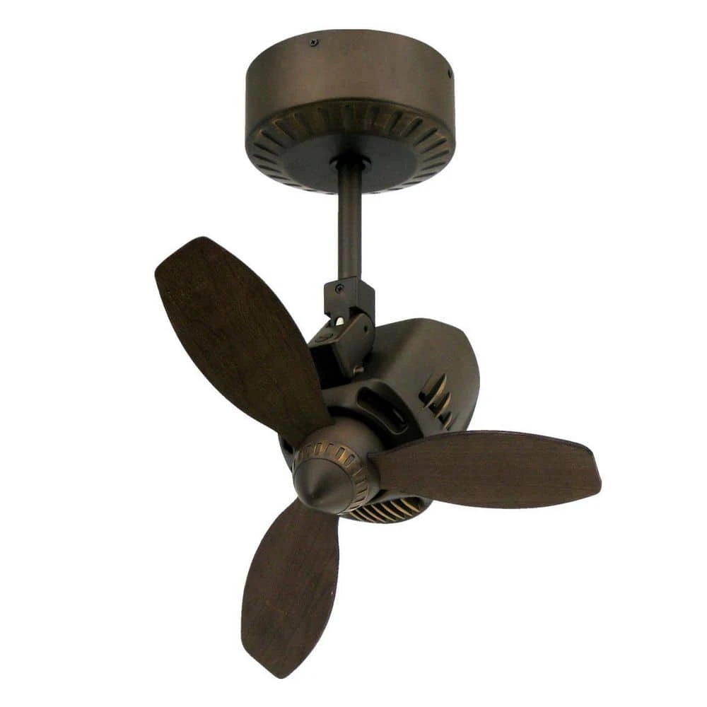 Mustang 18 in. Oscillating Rubbed Bronze Indoor/Outdoor Ceiling Fan by TroposAir 4 Mustang 18 in. Oscillating Rubbed Bronze Indoor/Outdoor Ceiling Fan by TroposAir - Image 2