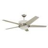 Sunrise 56 in. Satin Steel Up-Light Ceiling Fan by TroposAir 2 Sunrise 56 in. Satin Steel Up-Light Ceiling Fan by TroposAir -Philips Lighting Shop satin steel troposair ceiling fans with lights 88600 64 1000