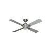Captiva 52 in. LED Satin Steel Ceiling Fan and Light with Remote Control by TroposAir 2 Captiva 52 in. LED Satin Steel Ceiling Fan and Light with Remote Control by TroposAir -Philips Lighting Shop satin steel troposair ceiling fans with lights 88751 64 1000