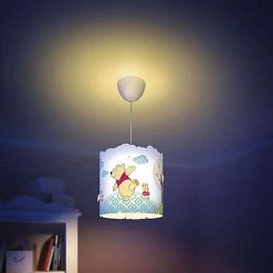 10.24 in. White Plastic Globe Disney Winnie the Pooh Children Kid Suspension Light Lampshade (2-Pack) by Philips -Philips Lighting Shop white philips globes shades 2 x plc 7175134u0 31 1000