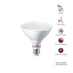 Tunable White PAR38 120W Equivalent Dimmable Smart Wi-Fi Wiz Connected LED Light Bulb by Philips -Philips Lighting Shop white philips led light bulbs 562470 1f 1000