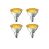 90-Watt Equivalent PAR38 LED Flood Yellow (4-Pack) by Philips -Philips Lighting Shop yellow philips colored light bulbs 469080 64 1000 1