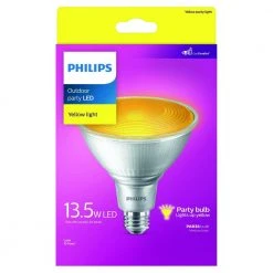 90-Watt Equivalent PAR38 LED Flood in Yellow by Philips -Philips Lighting Shop yellow philips colored light bulbs 568279 4f 1000
